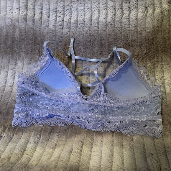 Lilac all over lace, ladder back, bralette - Picture 3 of 3